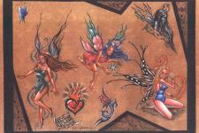 angel tattoo, melek tattoo