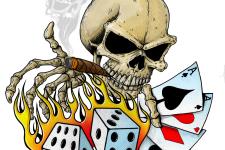 kuru kafa dövme modelleri - skull tattoo