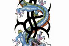 ejderha dövme modelleri-dragon tattoo