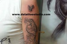kelebek dövmesi,butterfly tattoo