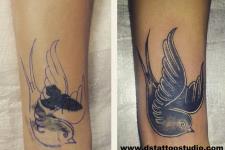 kapatma dövme modelleri- coverup tattoo