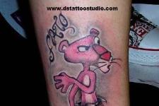 pembe panter dövme