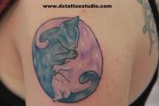 kedi dövmesi-kedi tattoo 