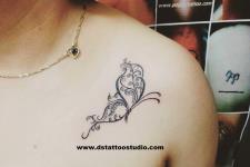 kelebek dövmesi,butterfly tattoo