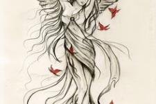 angel tattoo