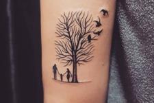 anlamlı 2020 dövme modelleri, family tattoo, erkek çocuk aile dövme