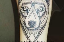 mandala kurt dövme modelleri