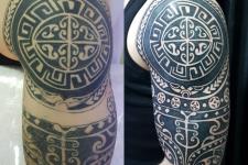 kol maori mandala dövme modelleri