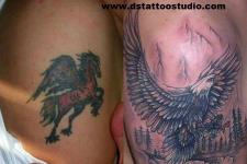 kartal kapatma dövme-coverup