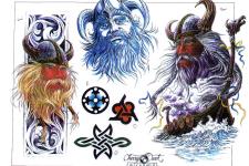 viking dövme modelleri